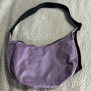 BAGGU medium nylon crescent bag -Lilac GUC